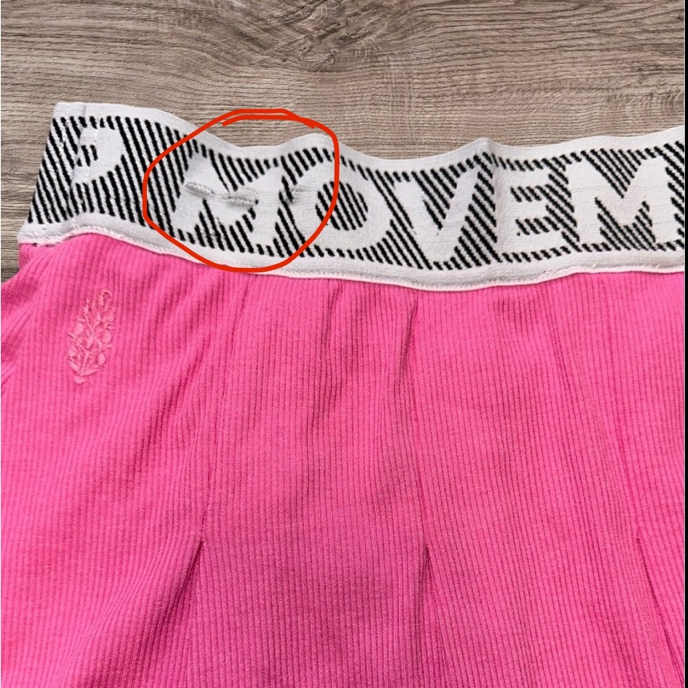 Free People Movement Duo Skort In Fuschia Flirt - Picture 9 of 9